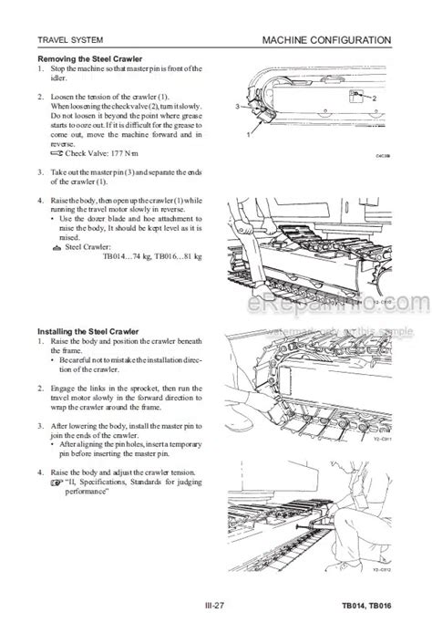 takeuchi tb 014 & tb016 mini digger workshop manual|takeuchi tb015 problems.